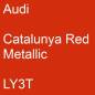 Preview: Audi, Catalunya Red Metallic, LY3T.